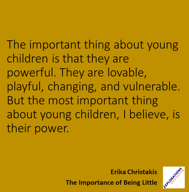 The Importance Of Being Little  | Quote 01398