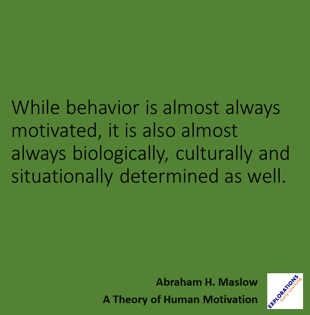 A Theory Of Human Motivation  | Quote 00749