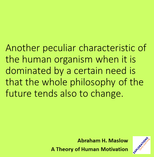 A Theory Of Human Motivation  | Quote 01652