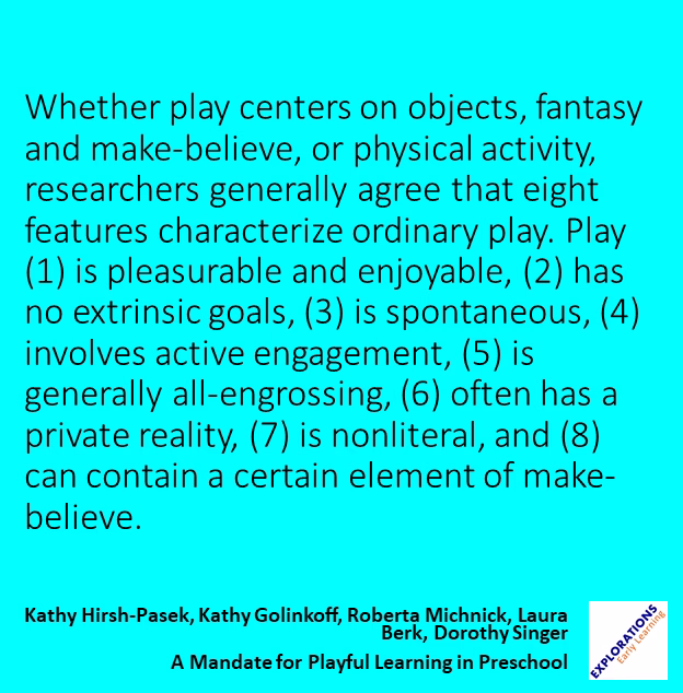 A Mandate For Playful Learning In Preschool | Quote 00217