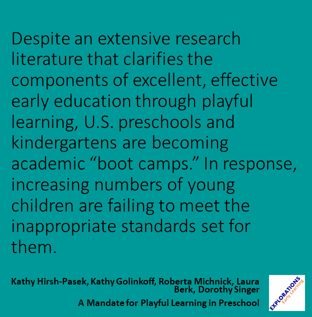 A Mandate For Playful Learning In Preschool | Quote 01426