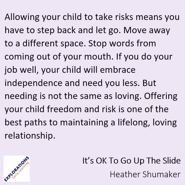 It’s OK To Go Up The Slide | Quote 02423