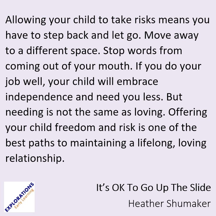 It’s OK To Go Up The Slide | Quote 02423