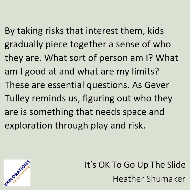 It’s OK To Go Up The Slide | Quote 02427