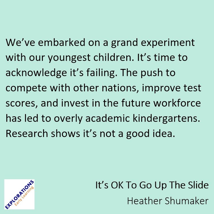 It’s OK To Go Up The Slide | Quote 02477