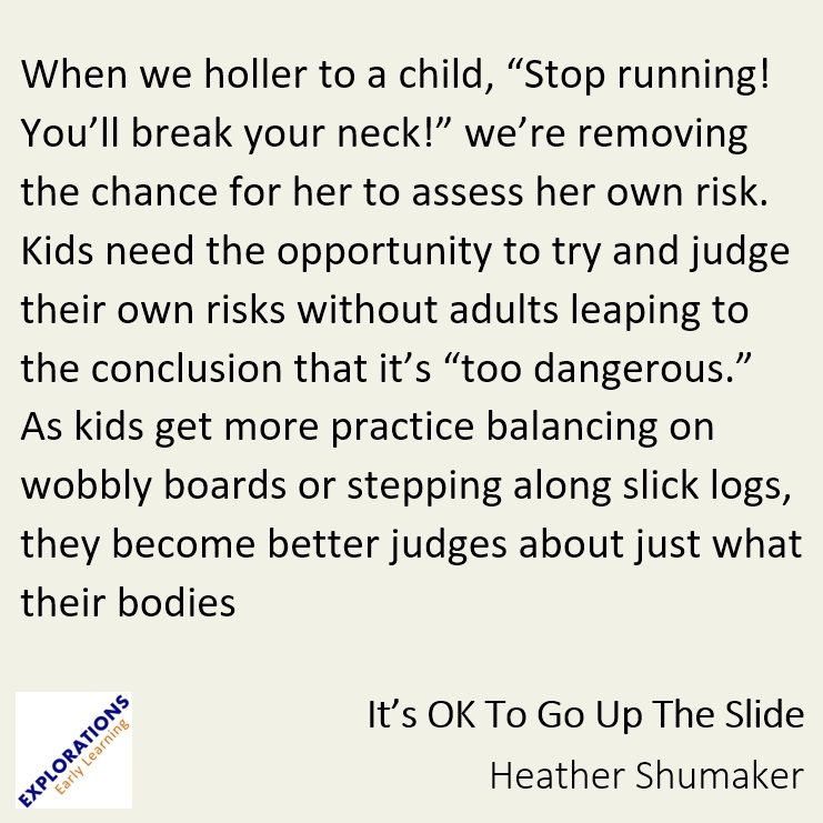 It’s OK To Go Up The Slide | Quote 02622