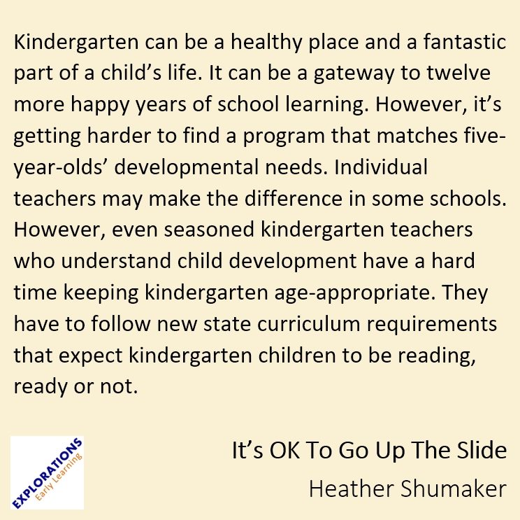 It’s OK To Go Up The Slide | Quote 02649