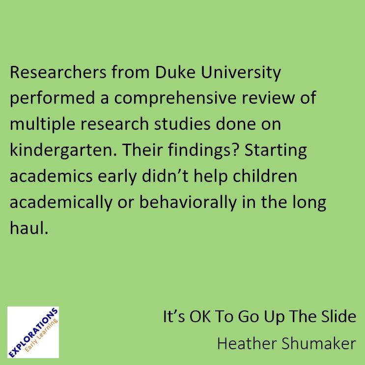 It’s OK To Go Up The Slide | Quote 02684