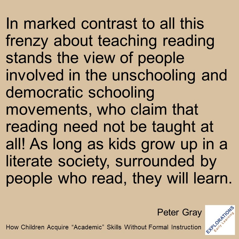 How Children Acquire “Academic” Skills Without Formal Instruction | Quote 03154