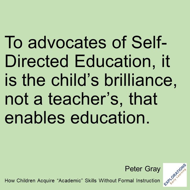 How Children Acquire “Academic” Skills Without Formal Instruction | Quote 03164