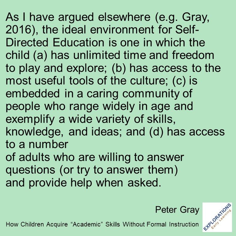 How Children Acquire “Academic” Skills Without Formal Instruction | Quote 03166