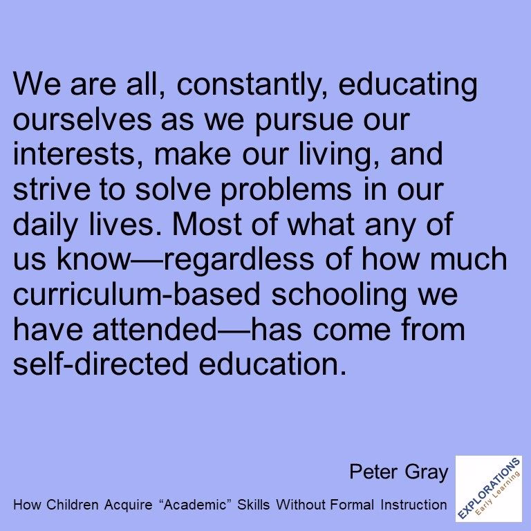 How Children Acquire “Academic” Skills Without Formal Instruction | Quote 03168