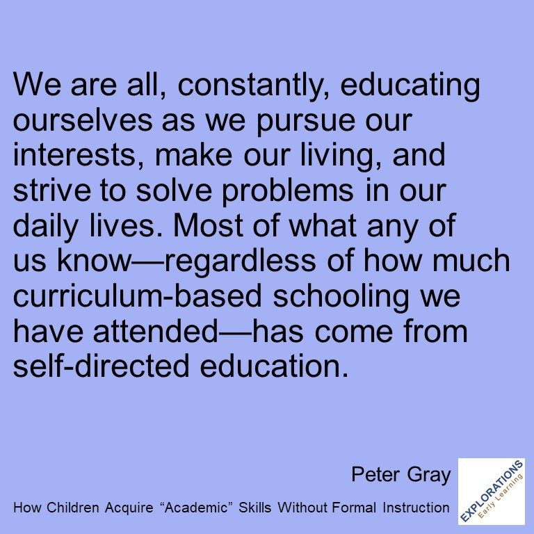How Children Acquire “Academic” Skills Without Formal Instruction | Quote 03168