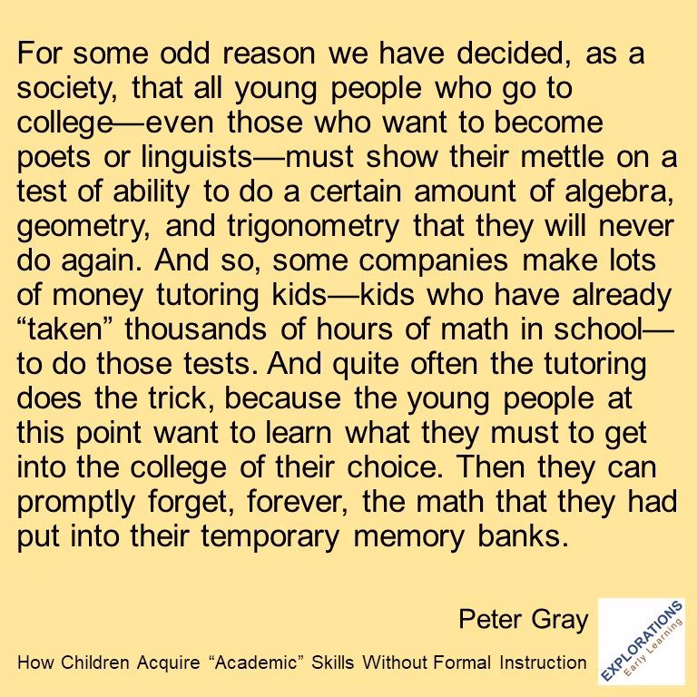 How Children Acquire “Academic” Skills Without Formal Instruction | Quote 03176