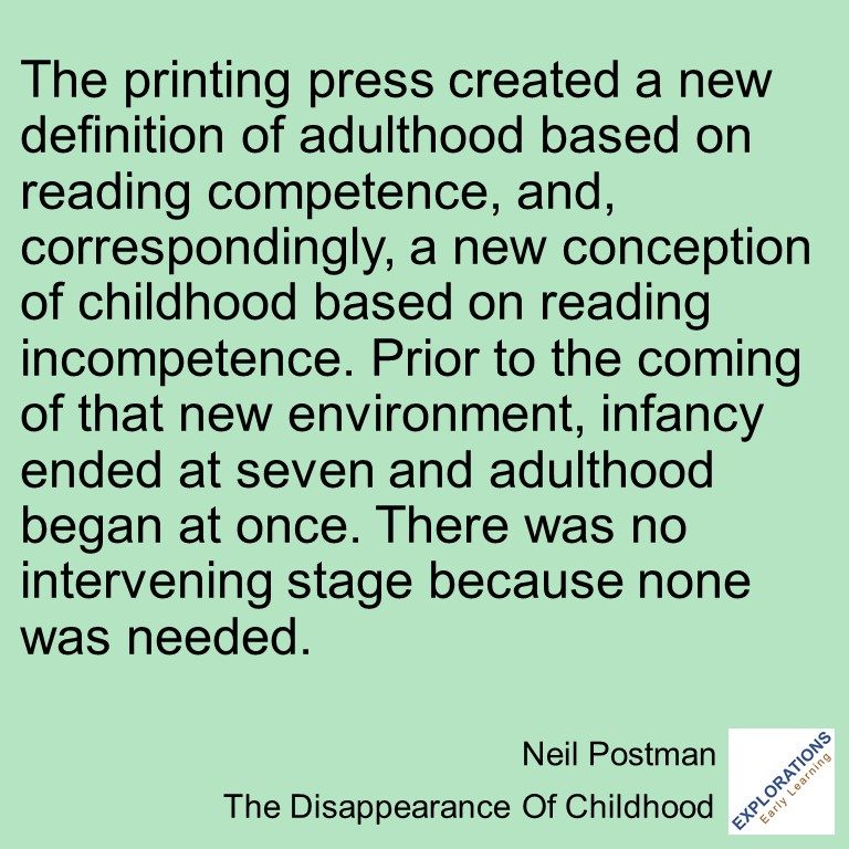 The Disappearance Of Childhood | Quote 03310