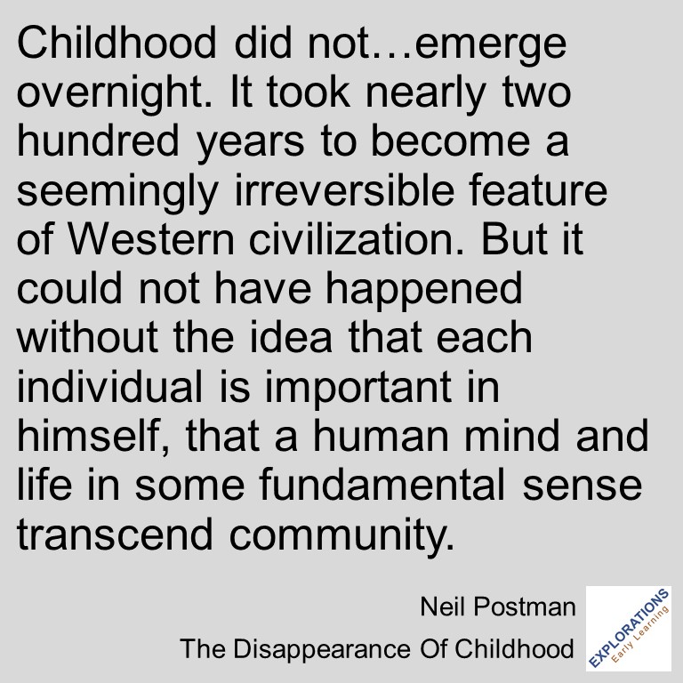 The Disappearance Of Childhood | Quote 03313