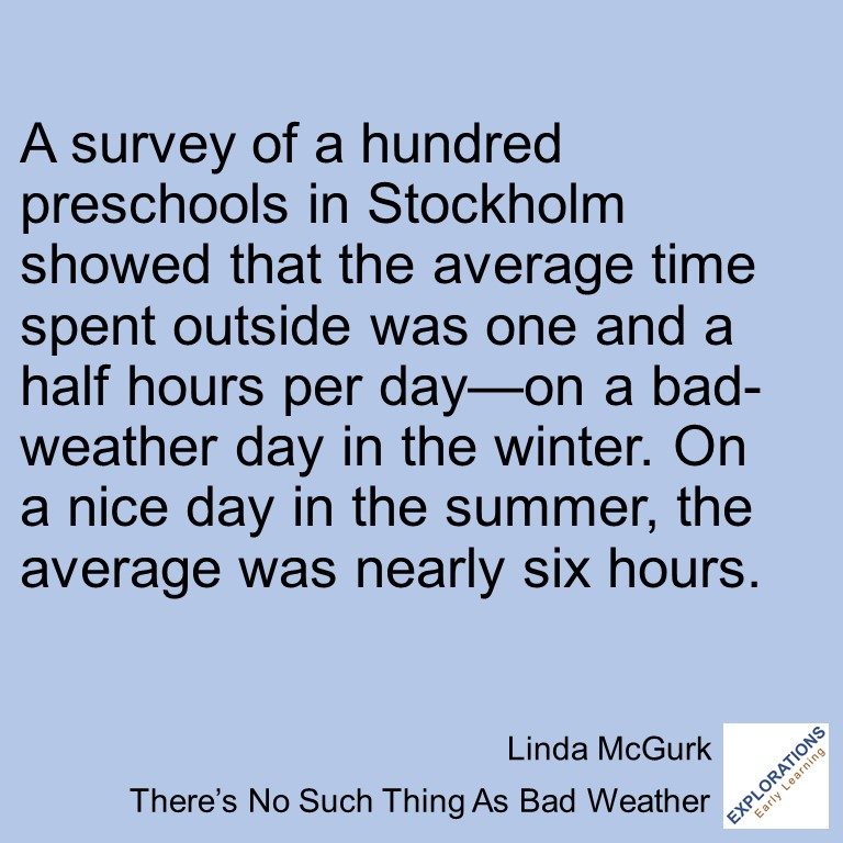 There’s No Such Thing As Bad Weather  | Quote 03397