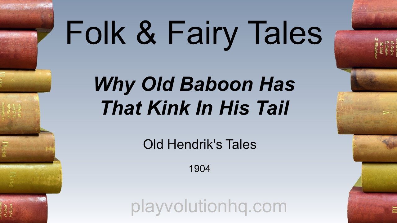 Why Old Baboon Has That Kink In His Tail