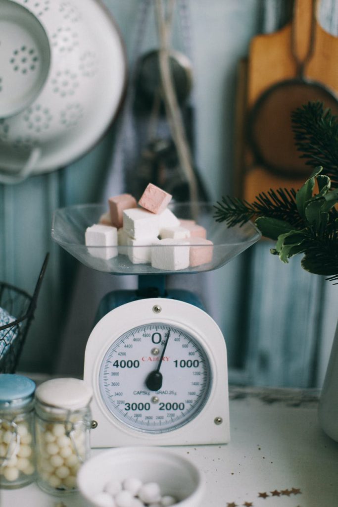 shallow focus photography of gram scale