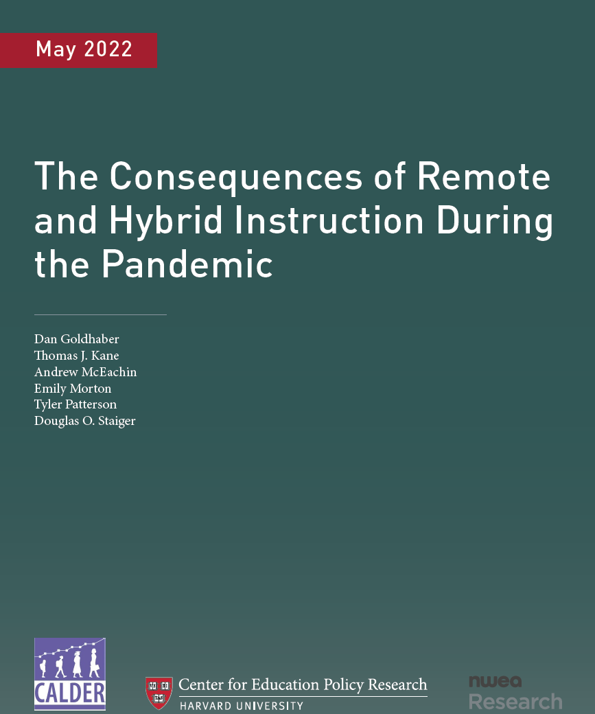 The Consequences of Remoteand Hybrid Instruction Duringthe Pandemic