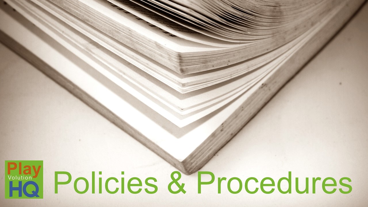 Early Learning Policies And Procedures