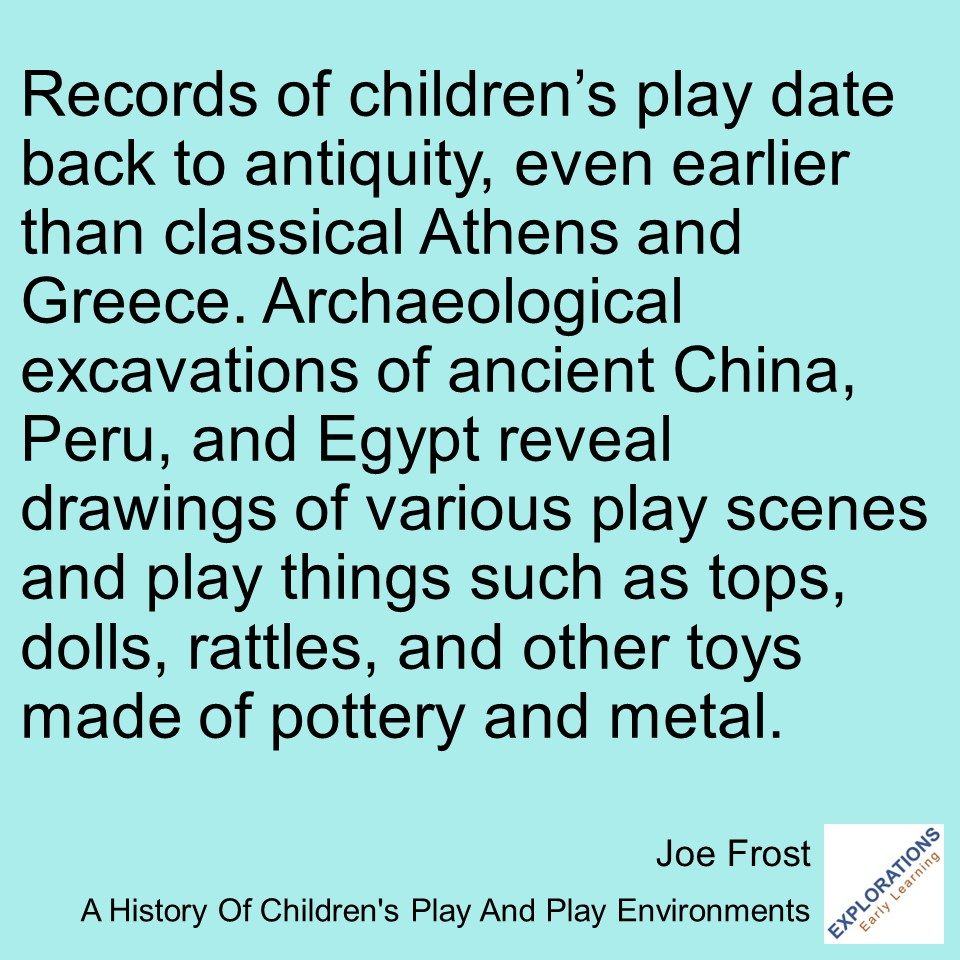 A History Of Children’s Play And Play Environments  | Quote 03503