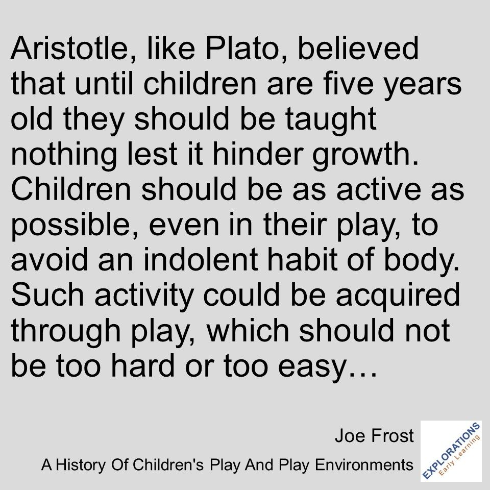 A History Of Children’s Play And Play Environments  | Quote 03505