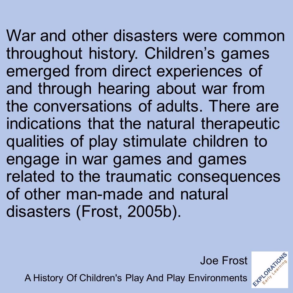 A History Of Children’s Play And Play Environments  | Quote 03511