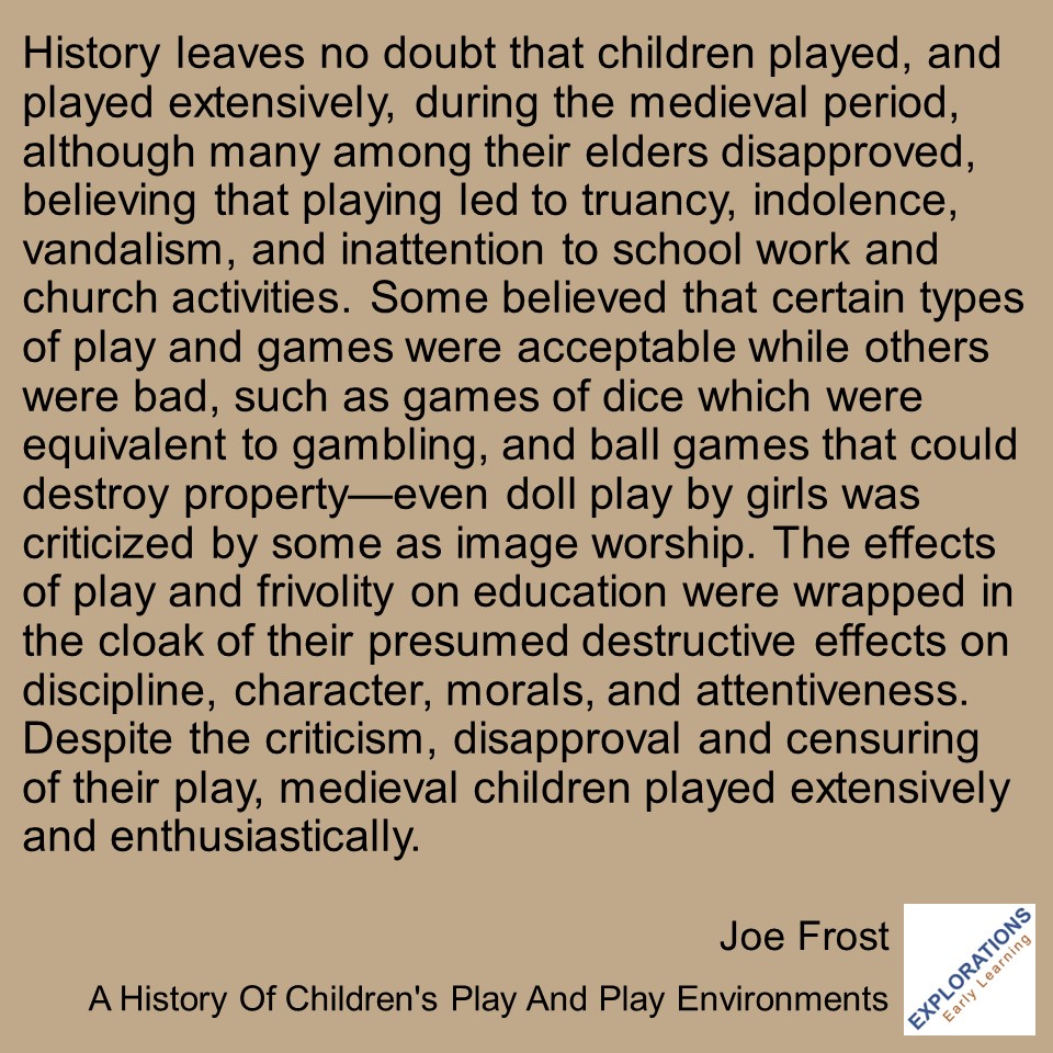 A History Of Children’s Play And Play Environments  | Quote 03513