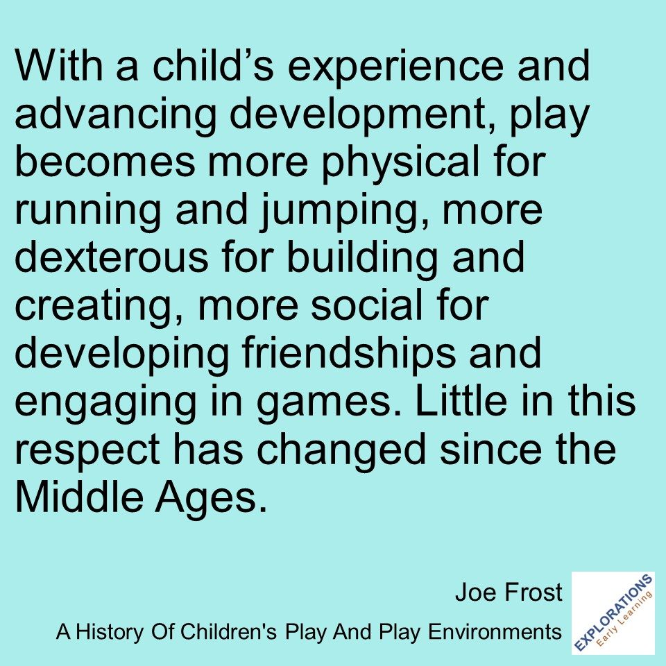 A History Of Children’s Play And Play Environments  | Quote 03514