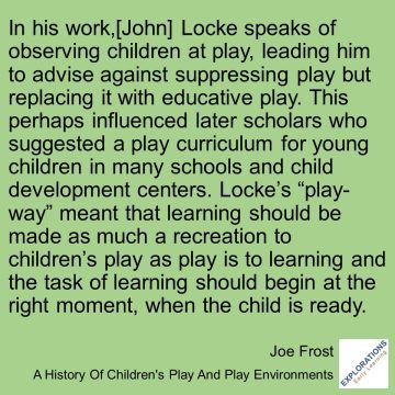 A History Of Children's Play And Play Environments  | Quote 03517