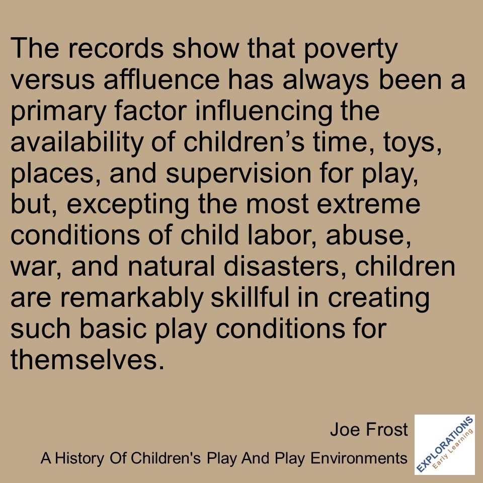 A History Of Children’s Play And Play Environments  | Quote 03524