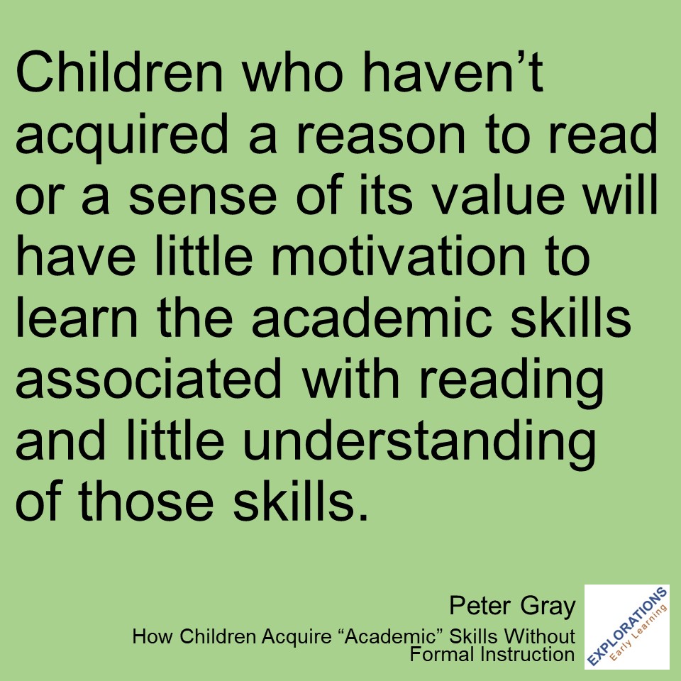 How Children Acquire “Academic” Skills Without Formal Instruction | Quote 02046