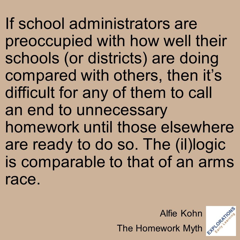 The Homework Myth | Quote 02077