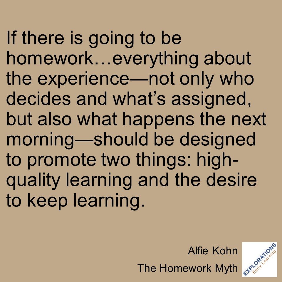 The Homework Myth | Quote 02113