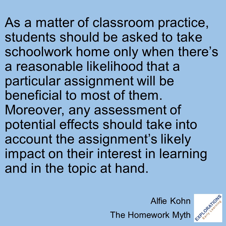 The Homework Myth | Quote 02216