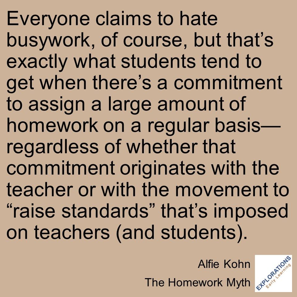 The Homework Myth | Quote 02254