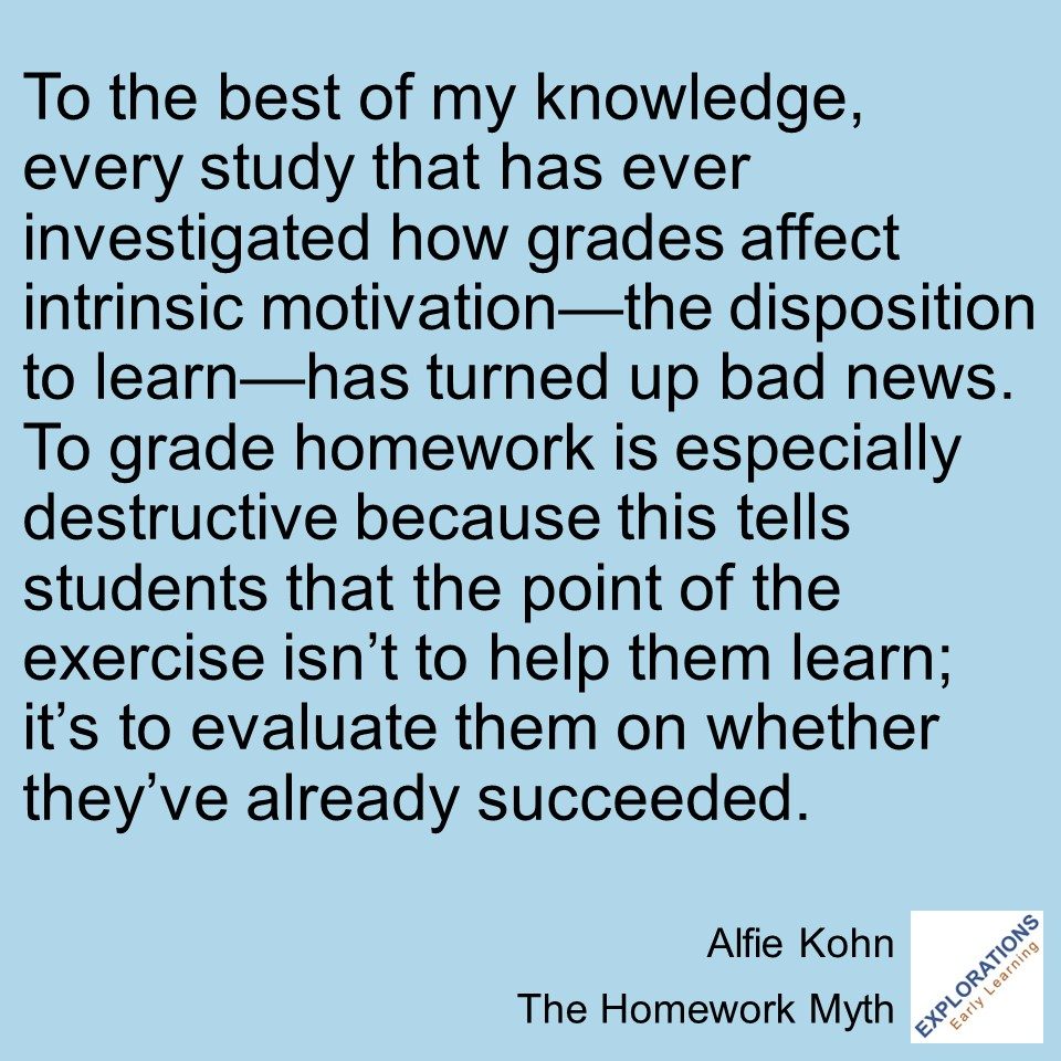 The Homework Myth | Quote 02280