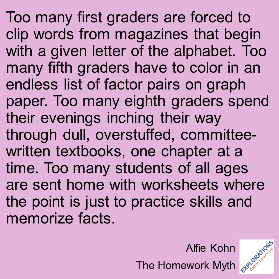 The Homework Myth | Quote 02290