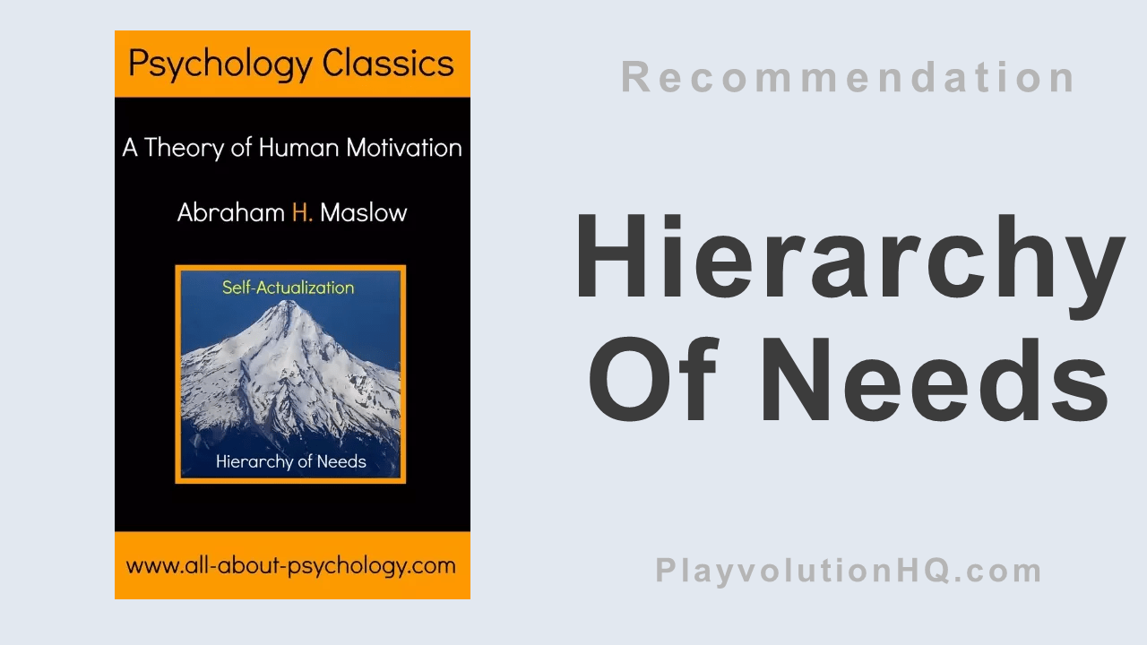 Hierarchy Of Needs: A Theory of Human Motivation