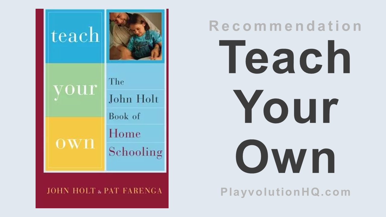 Teach Your Own: The John Holt Book Of Homeschooling