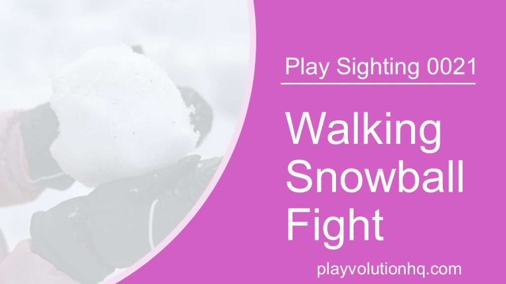 Walking Snowball Fight