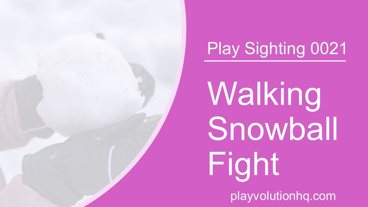 Walking Snowball Fight | Play Sighting 0021