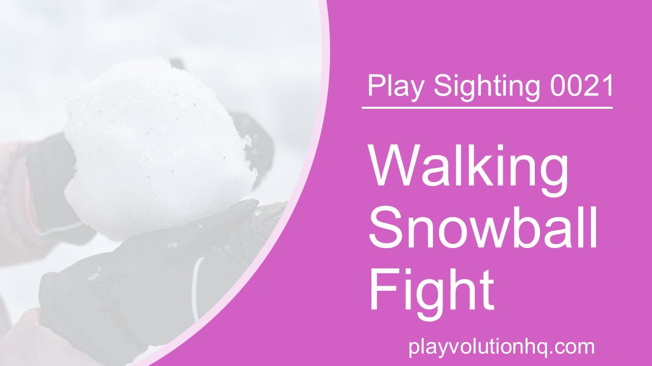 Walking Snowball Fight | Play Sighting 0021