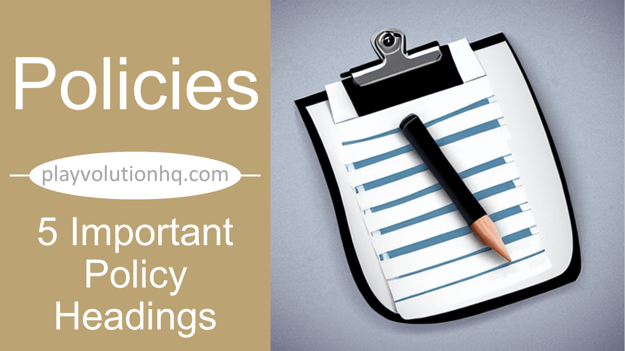 5 Important Policy Headings