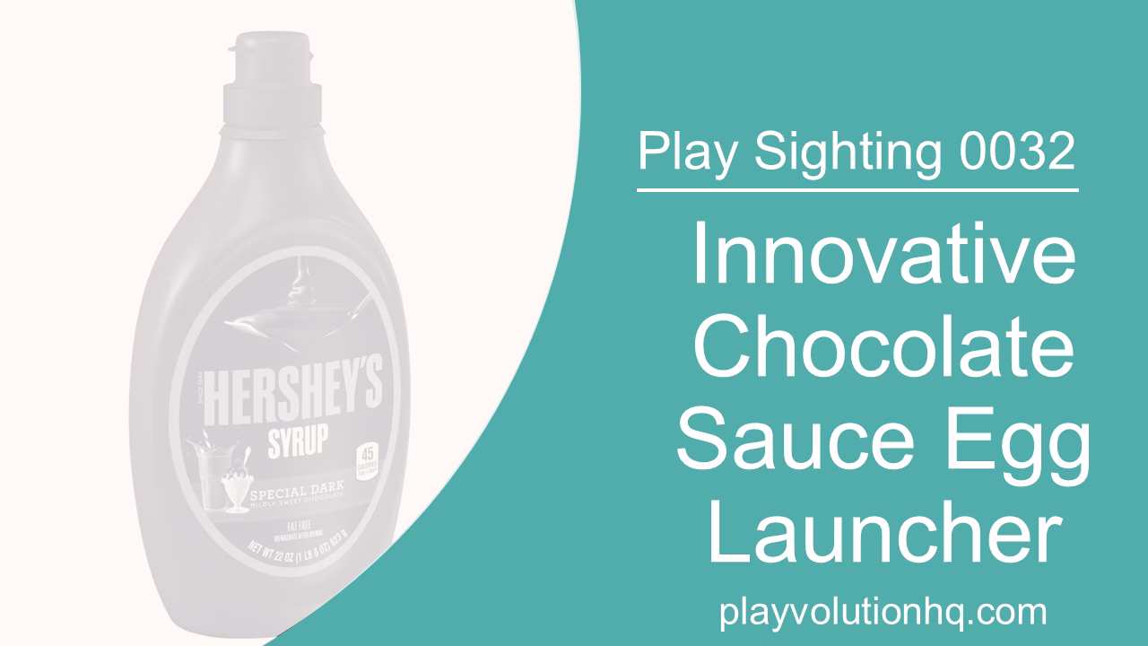 Innovative Chocolate Sauce Egg Launcher | Play Sighting 0032