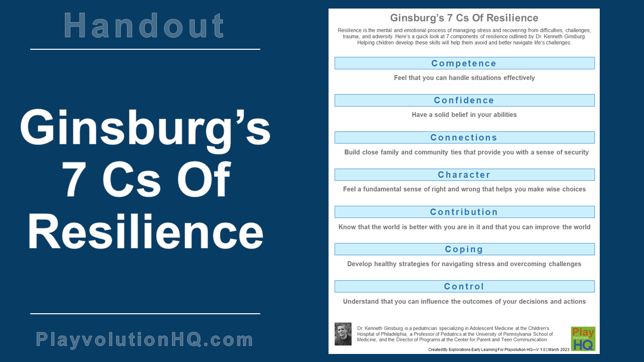 Ginsburg’s 7 Cs Of Resilience