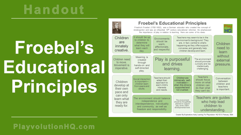froebel's educational principles