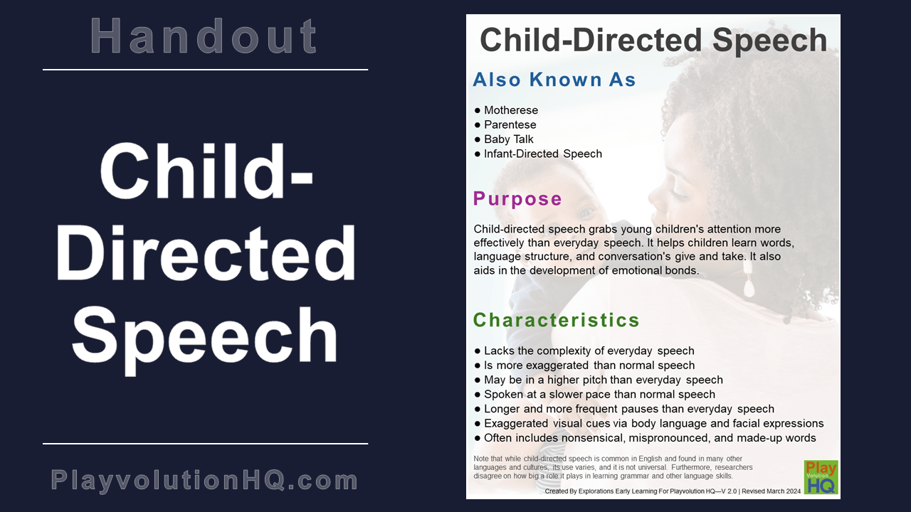 Child Directed Speech