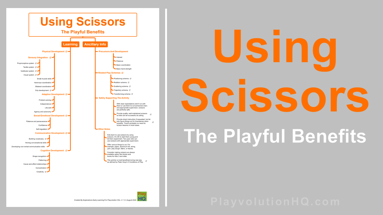 Using Scissors | The Playful Benefits